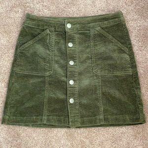 Corduroy Skirt